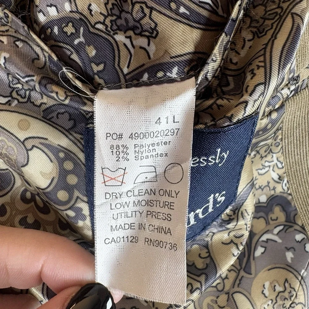 Ralph Lauren Expressly for Dillard's Men's 41L Corduroy Blazer Sport Coat Jacket